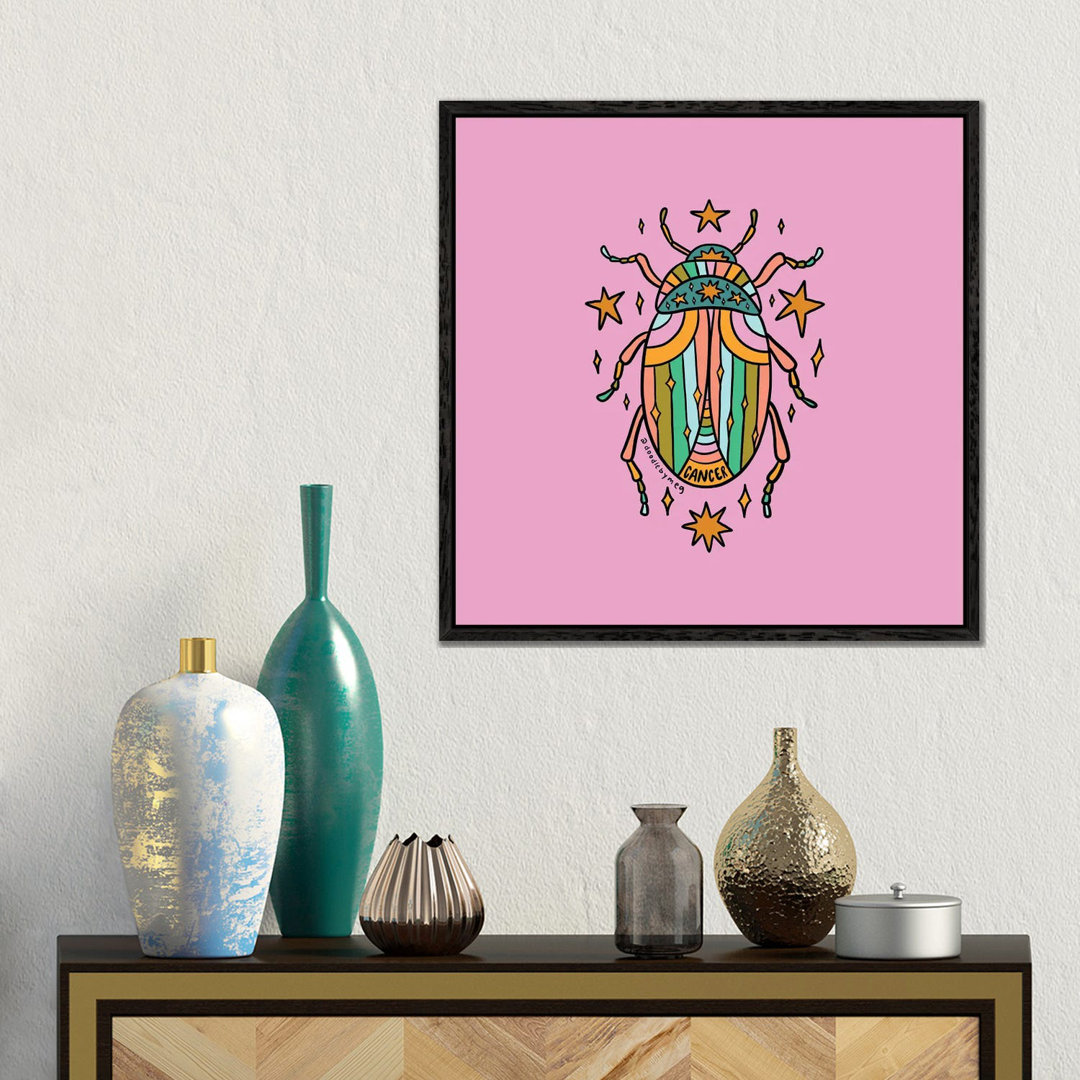 Cancer Beetle von Doodle By Meg - Galerie-umwickelte Leinwand Giclée auf Leinwand