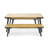 1 DINING TABLE+2 DINING BENCHES