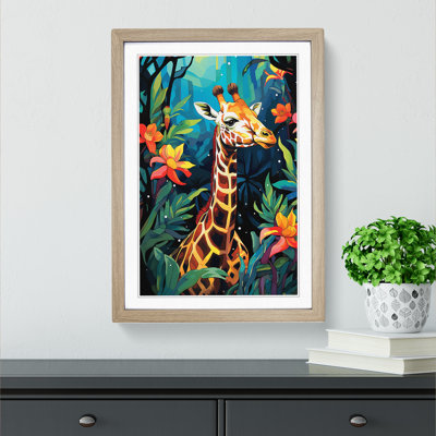 Jungle Pop - Single Picture Frame Print on Wood