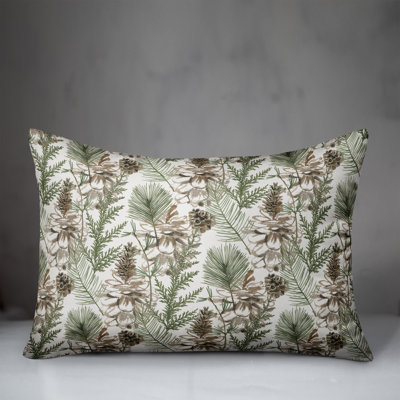  Floral Rectangular Lumbar Pillow