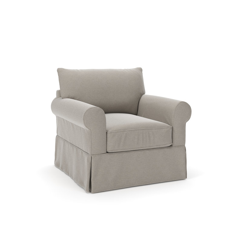 Fauteuil Amari, Tissage natté lin Drusky Sustain®