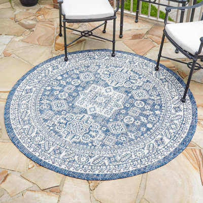 Tapis intérieur / extérieur brun Anariya
