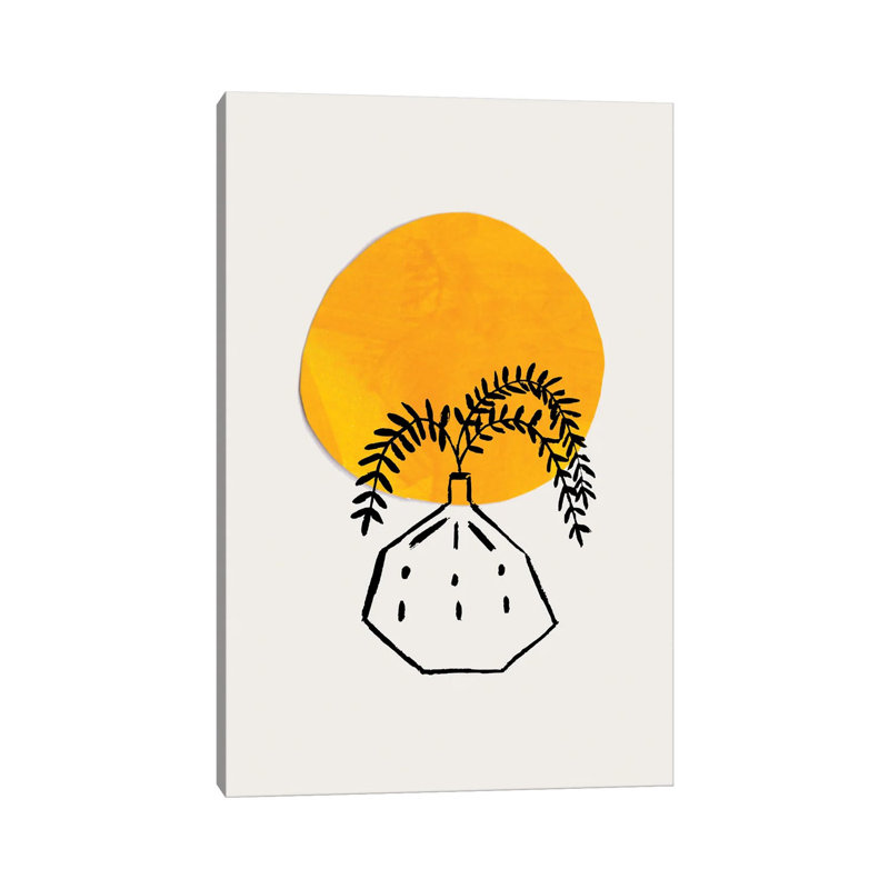 Sunrise Plant by EnShape - Wrapped Canvas Print, 66.04 cm H x 45.72 cm W x 3.175 cm D