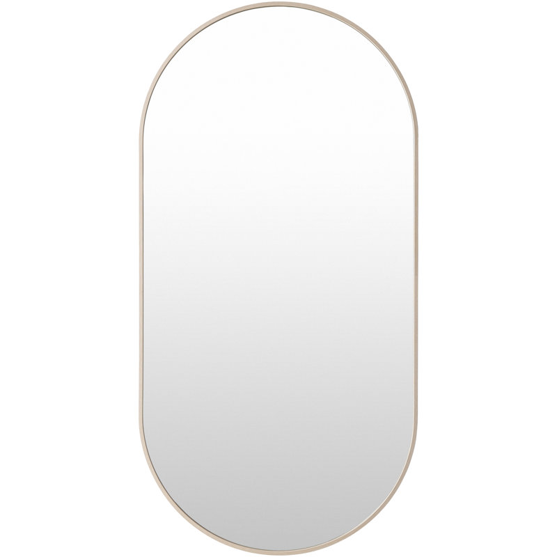 Destefano Essence Accent Mirror, 39" x 20", Bleached Oak