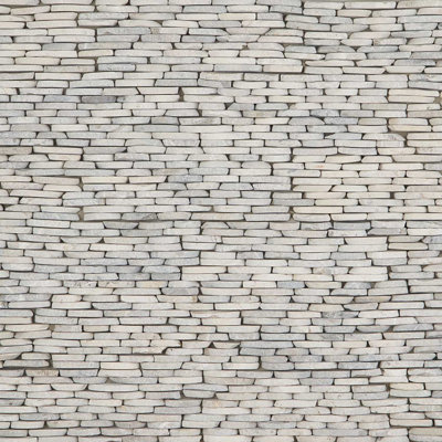 Nature Stacked Pram Gray Pebble Mosaic Tile