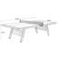 Gris + blanc + brun + table de ping-pong en bois manufacturé