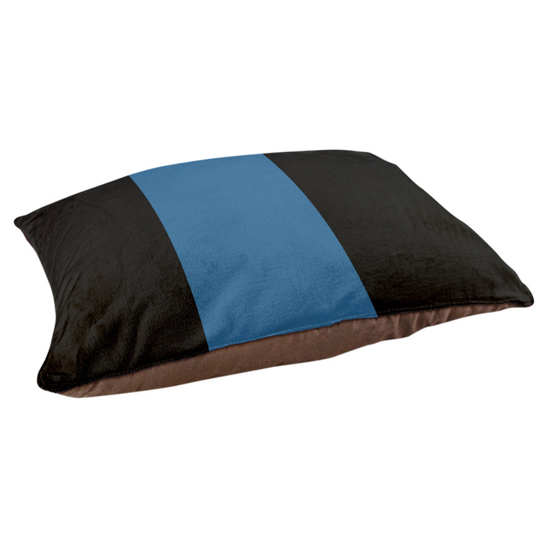 Coussin pour chien hockey Las Vegas, Petit (l 28 po x P 18 po x H 9,5 po), Noir / bleu