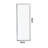 Heulyn Rectangle Metal Frame Over the Door Full Length Mirror-249467900-249467901
