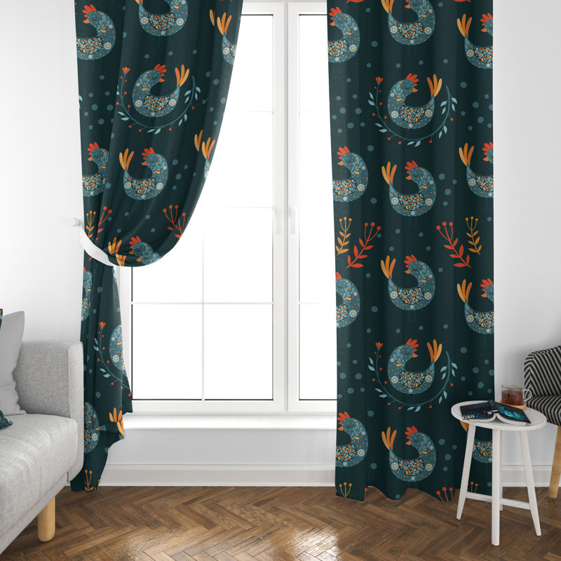 Paire de rideaux obscurcissant en polyester Fareham, L 40 po x H 61 po