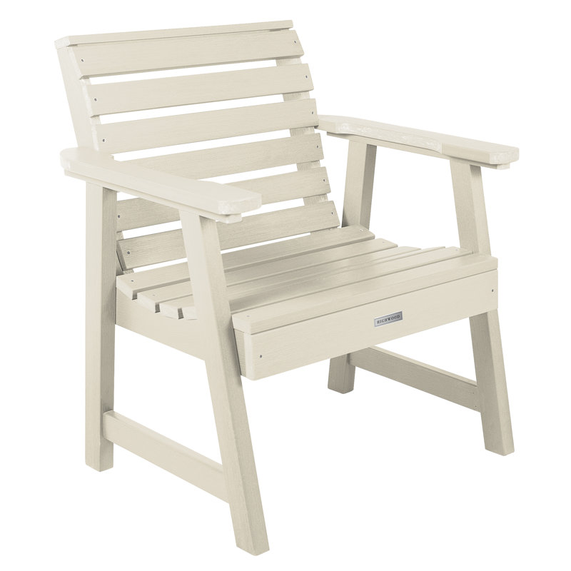Midwest Outdoor Lounge Chair, Whitewash