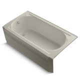 Memoirs® 60" x 33.75" Whirlpool Cast Iron Bathtub with Heater