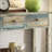 Antique Grey and Teal 3-drawer Console Table