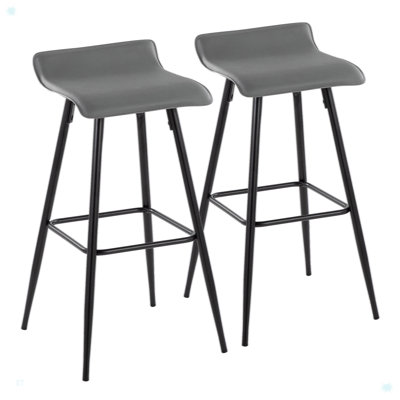30" Contemporary Fixed-Height Bar Stool