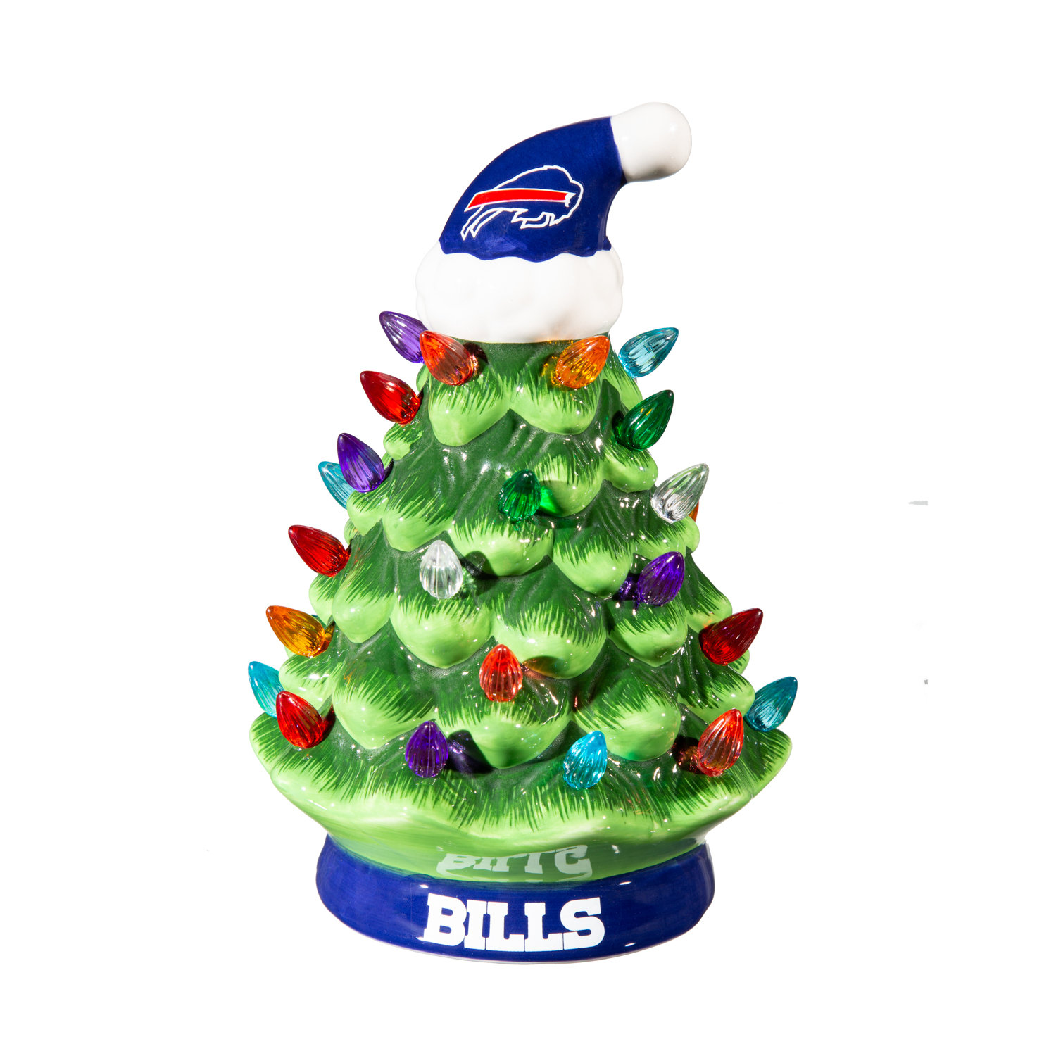 Denver Broncos 4 inch LED Christmas Tree Ornament