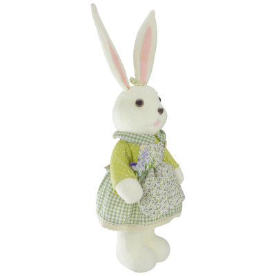 Figurine de Pâques 20 "blanche et verte