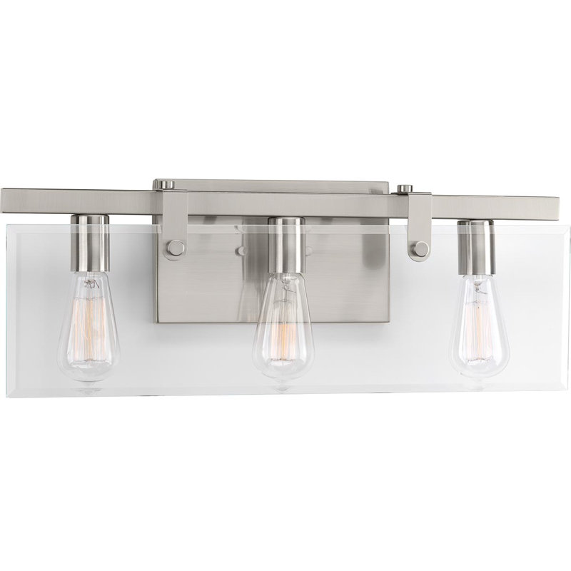 Bridgewood 3 - Light Dimmable Vanity Light, Brushed Nickel