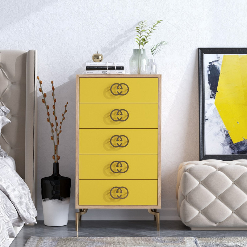 Commode pour femme 5 tiroirs 19,7 po