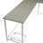 Bambina Gray & White Finish Computer Desk