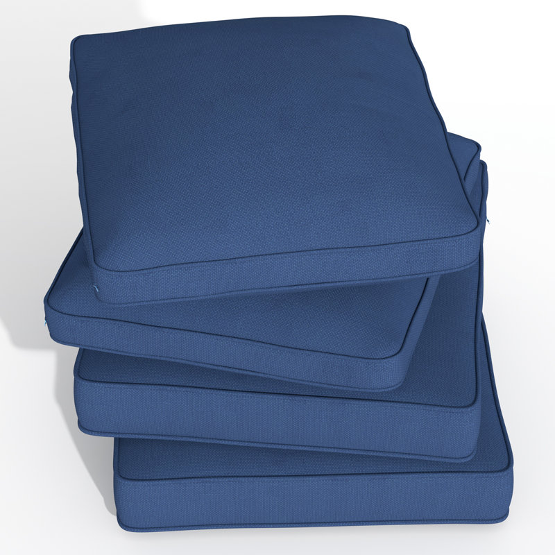 Outdoor Deep Seat Cushions, Blue