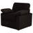 Collins Upholstered Power Recliner Chair Chocolate Brown-128870357