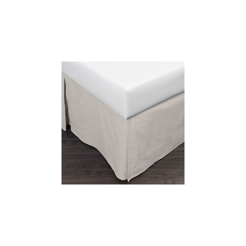 Tailored Bed Skirt, Twin, Cream
