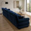 Canapé modulaire en velours surdimensionné Comfort-604043862