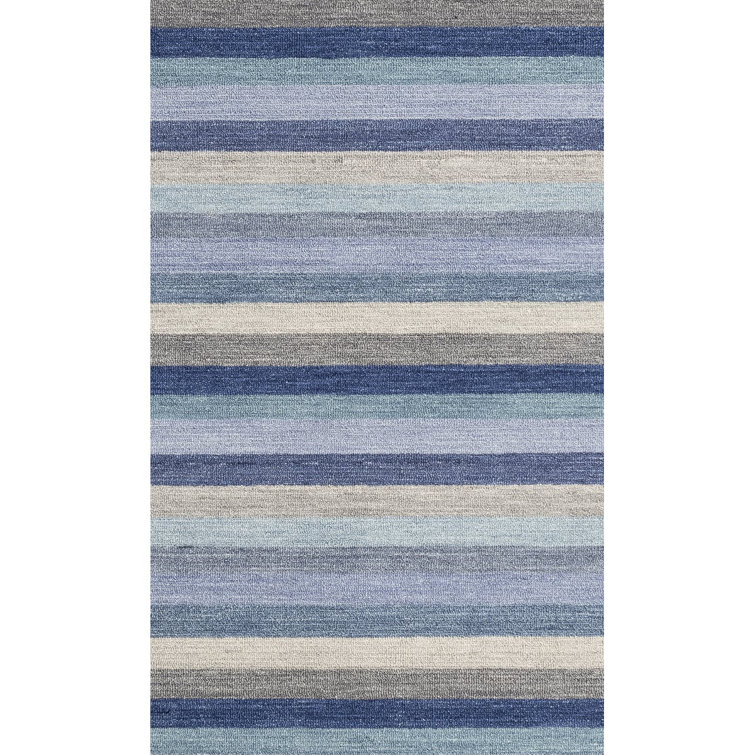 Jazzy Handmade Wool Blue/Indigo Rug