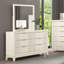 Poignées en chrome antique en bois