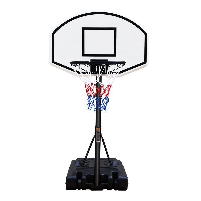 Adjustable Height Iron Pool Basketball Hoop