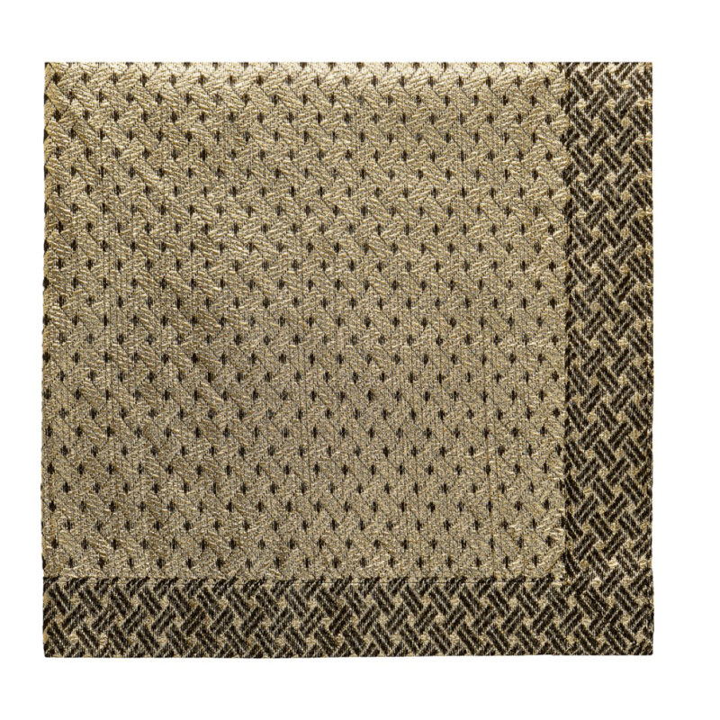 Fences Napkin, Gold