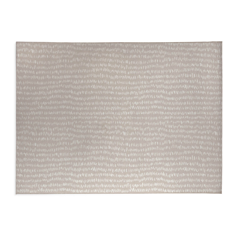 Tapis de cuisine Crop Row, Rectangulaire 3 pi x 5 pi, Taupe