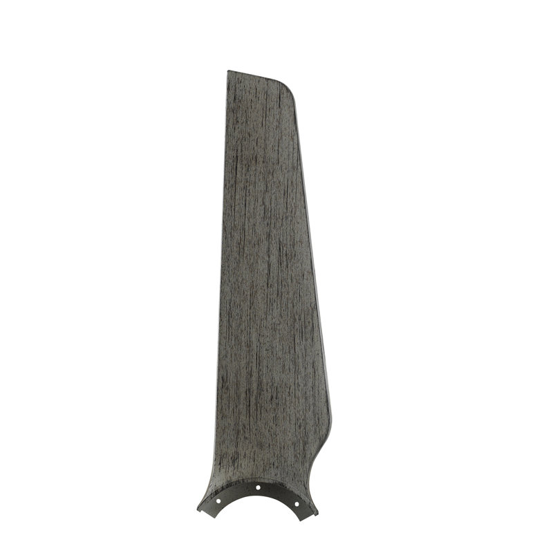 TriAire 48 inch Indoor/Outdoor Ceiling Fan Blade Set of 3 - Weathered Wood, Weathered Wood, 1.93" H x 22.63" W x 5.89" D
