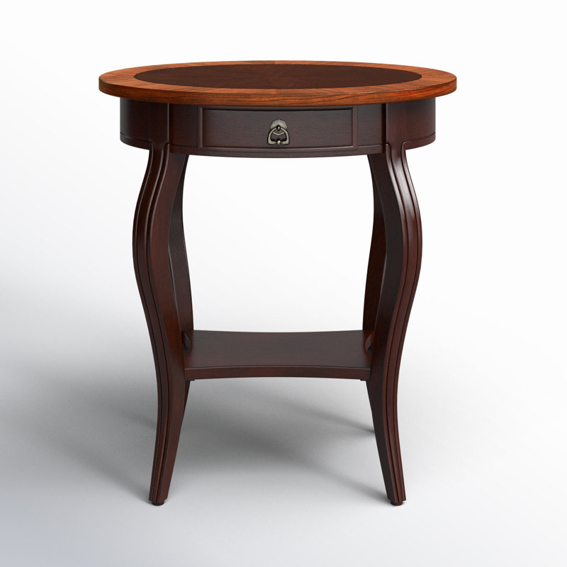Jeanette Nouveau Oval Side Table