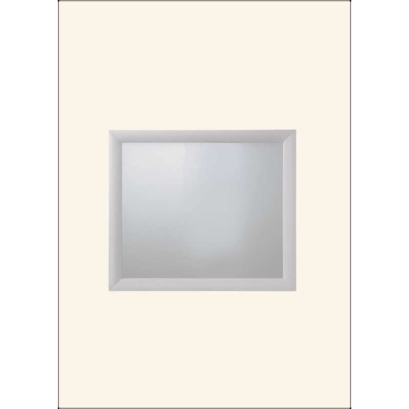 White Finish Mirror