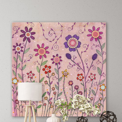 «August Flowers» par Vanessa Sascalia, reproduction sur toile tendue