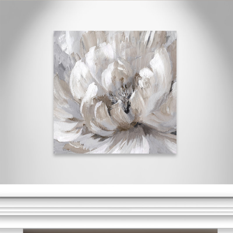 Éclat de printemps I - Peinture, Toile tendue, H 40 po x l 40 po x P 1,38 po