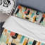 Ensemble de housse de couette à motif géométrique Urban Abstraction VI-67159963