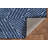 Delacroy Machine Washable Blue and Ivory Area Rug-2029585299