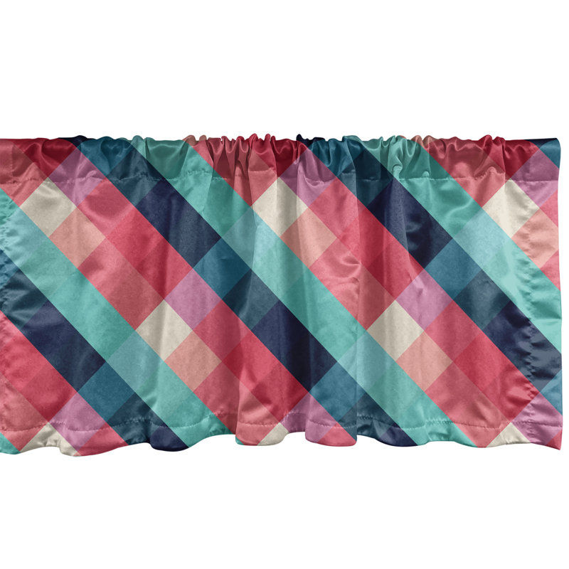 Boîte de 2 cantonnières Ambesonne Boxer, L 54 po x L 12 po