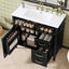 Meuble-lavabo autoportant avec tiroirs et tablette-823439217