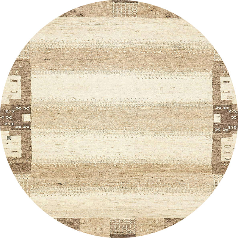 Abstract Indoor Rug, Round 3'