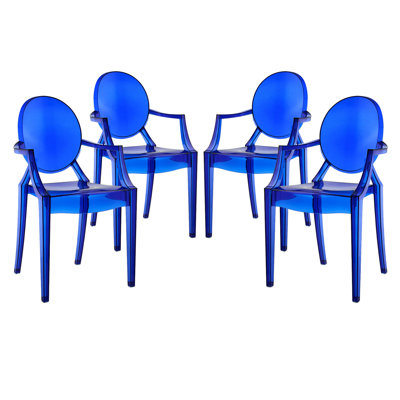 Quatre fauteuils de salle à manger Casper