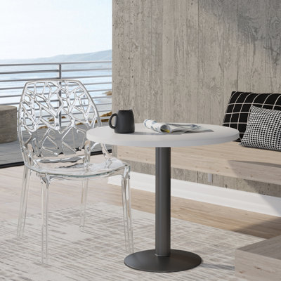 Edgington Lightweight Stacking Accent Dining Chair for Indoor & Outdoor by Ivy Bronx