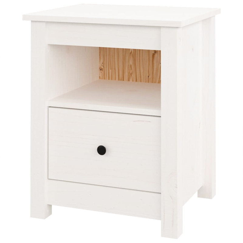 Analie 40cm W Solid Wood Bedside Table