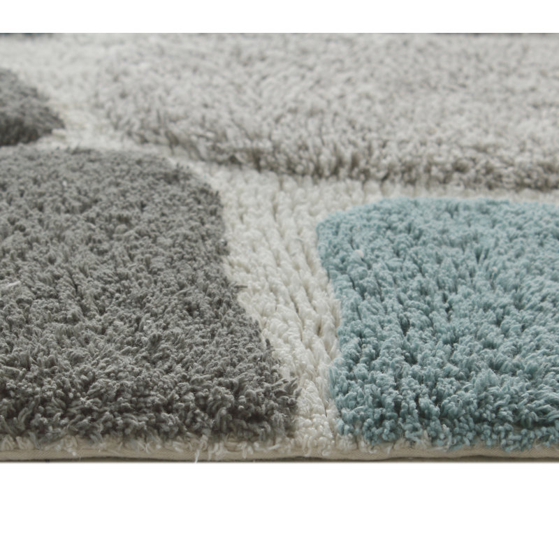 Creline Bath Rug, Green