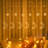 6.56' Curtain Light Led Moon Star Icicle Drops String 8 Mode USB Power for Wall Window Decoration