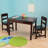 Kids 3 Piece Play Or Activity Table and Chair Set-9713028