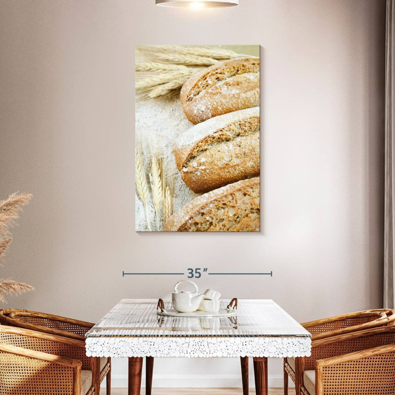 Yarlin Three Wheat Loaves, 45" H x 30" W