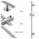 30 In. Adjustable Slide Bar For Handheld Showerheads
