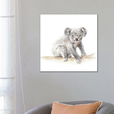 Koala 1 Piece Wrapped Canvas Painting